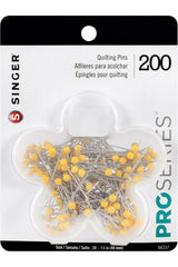 Singer, Size 28 Quilting Pins in Flower Case - 200pk Singer, Size 28 Quilting Pins in Flower Case - 200pk