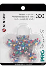 Singer QuiltPro Ball Head Straight Pins - 300pk Singer QuiltPro Ball Head Straight Pins - 300pk