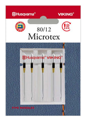 HUSQVARNA® VIKING® Microtex Needles Size 80/12 5-Pack HUSQVARNA® VIKING® Microtex Needles Size 80/12 5-Pack