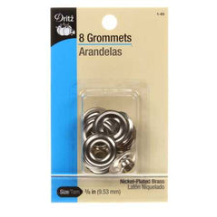 Dritz Grommet Nickel 3/8in 8ct Dritz Grommet Nickel 3/8in 8ct