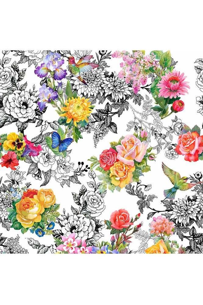 Fabric, Quiltex Fabrics, In The Beginning - Decoupage Collection Fabric, Quiltex Fabrics, In The Beginning - Decoupage Collection