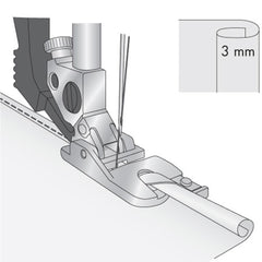 PFAFF® 3mm Rolled Hem Foot for IDT™ System PFAFF® 3mm Rolled Hem Foot for IDT™ System