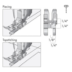 PFAFF® 1/4 inch Right Guide Foot for IDT™ System PFAFF® 1/4 inch Right Guide Foot for IDT™ System