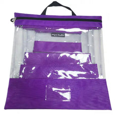 Tutto Clear Organizing Bag Purple Tutto Clear Organizing Bag Purple