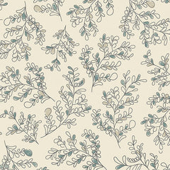 Bee Haven, Leafy Loops (Sold By 1/2 Meter) Bee Haven, Leafy Loops (Sold By 1/2 Meter)