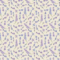 Bee Haven, Lavendula (Sold By 1/2 Meter) Bee Haven, Lavendula (Sold By 1/2 Meter)