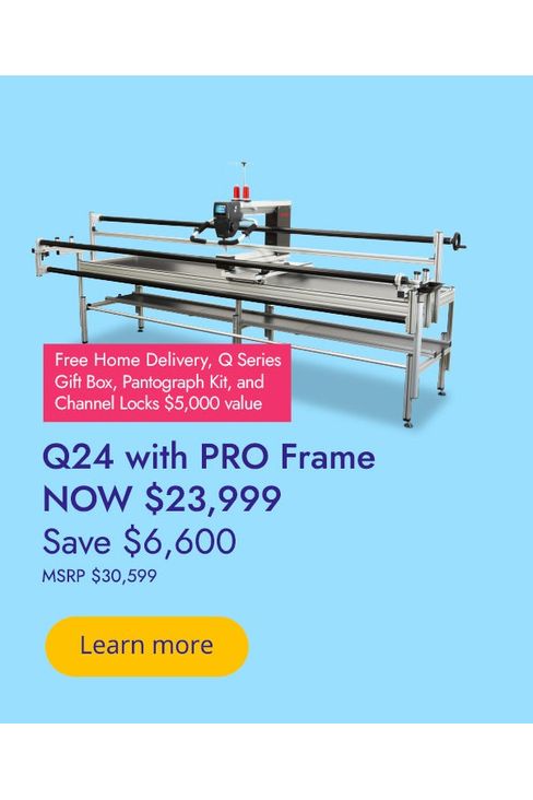 Bernina Q-Series: Q24, Longarm Quilting Machine Bernina Q-Series: Q24, Longarm Quilting Machine