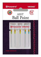 HUSQVARNA® VIKING® Ball Point Needles Assorted Sizes 5-Pack HUSQVARNA® VIKING® Ball Point Needles Assorted Sizes 5-Pack