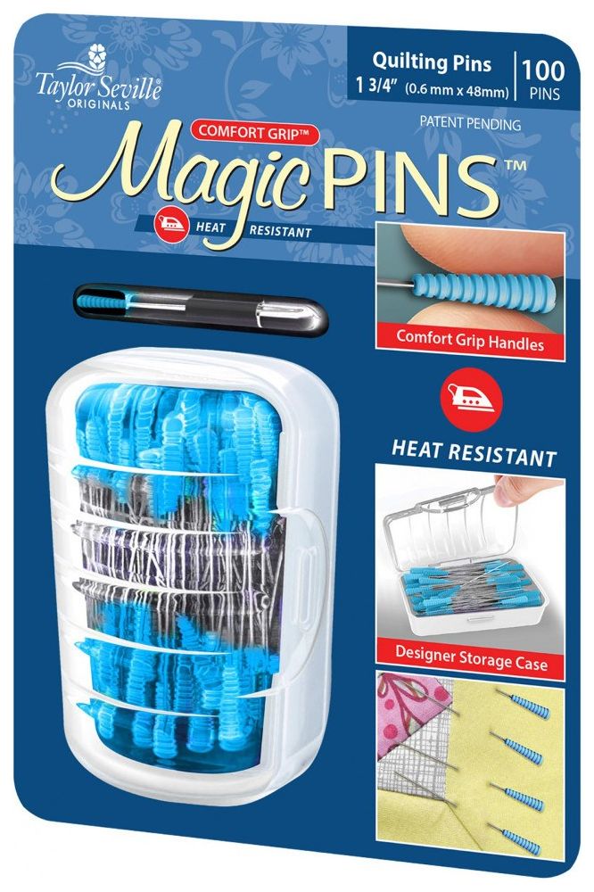 Comfort Grip Magic Pins - Quilting Pins Comfort Grip Magic Pins - Quilting Pins