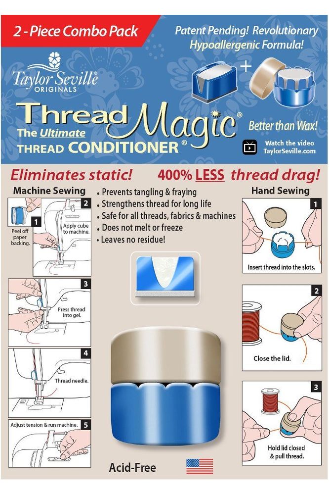 Thread Magic Combo Thread Conditioner, Taylor Seville Thread Magic Combo Thread Conditioner, Taylor Seville