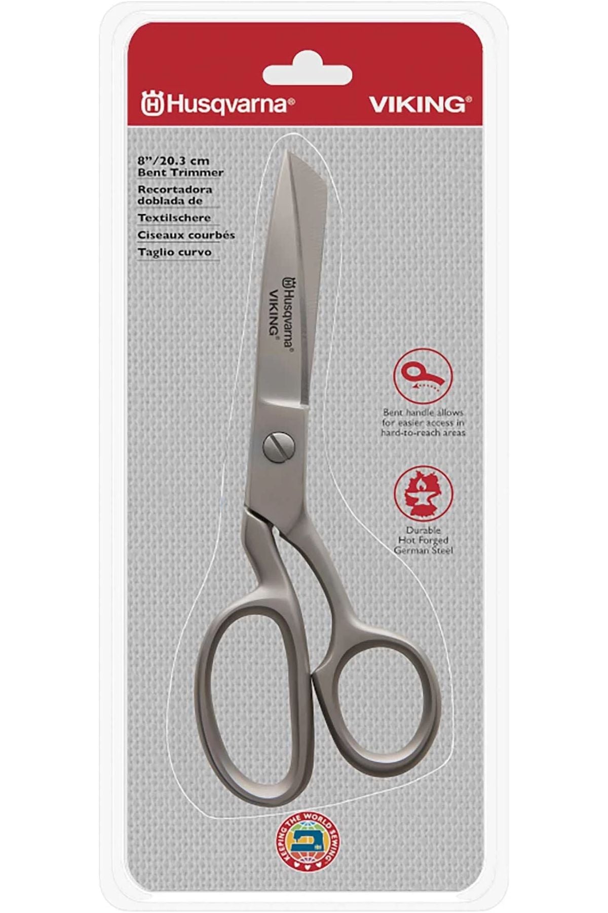 HUSQVARNA® VIKING® 8in/20.3cm Bent Trimmer Scissor HUSQVARNA® VIKING® 8in/20.3cm Bent Trimmer Scissor