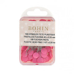Bohin 26706B
Plastic Head Pins 1-1/2in Pastel Fuchsia 100ct Bohin 26706B
Plastic Head Pins 1-1/2in Pastel Fuchsia 100ct