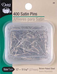 Dritz Satin Pin Size 17 - 1-1/16in 400ct Dritz Satin Pin Size 17 - 1-1/16in 400ct