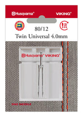 HUSQVARNA® VIKING® Twin Universal 4.0mm Needle Size 80/12 HUSQVARNA® VIKING® Twin Universal 4.0mm Needle Size 80/12