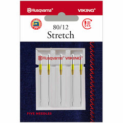 HUSQVARNA® VIKING® Stretch Fabrics Needles Size 80/12 5-Pack HUSQVARNA® VIKING® Stretch Fabrics Needles Size 80/12 5-Pack