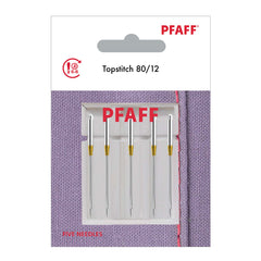 PFAFF® Topstitch Needles Size 80/12 5-Pack PFAFF® Topstitch Needles Size 80/12 5-Pack