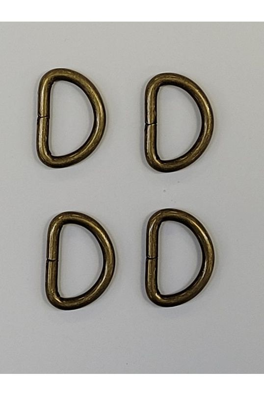 Emmaline, D-Rings 4 pack 1/2" 12mm Emmaline, D-Rings 4 pack 1/2" 12mm