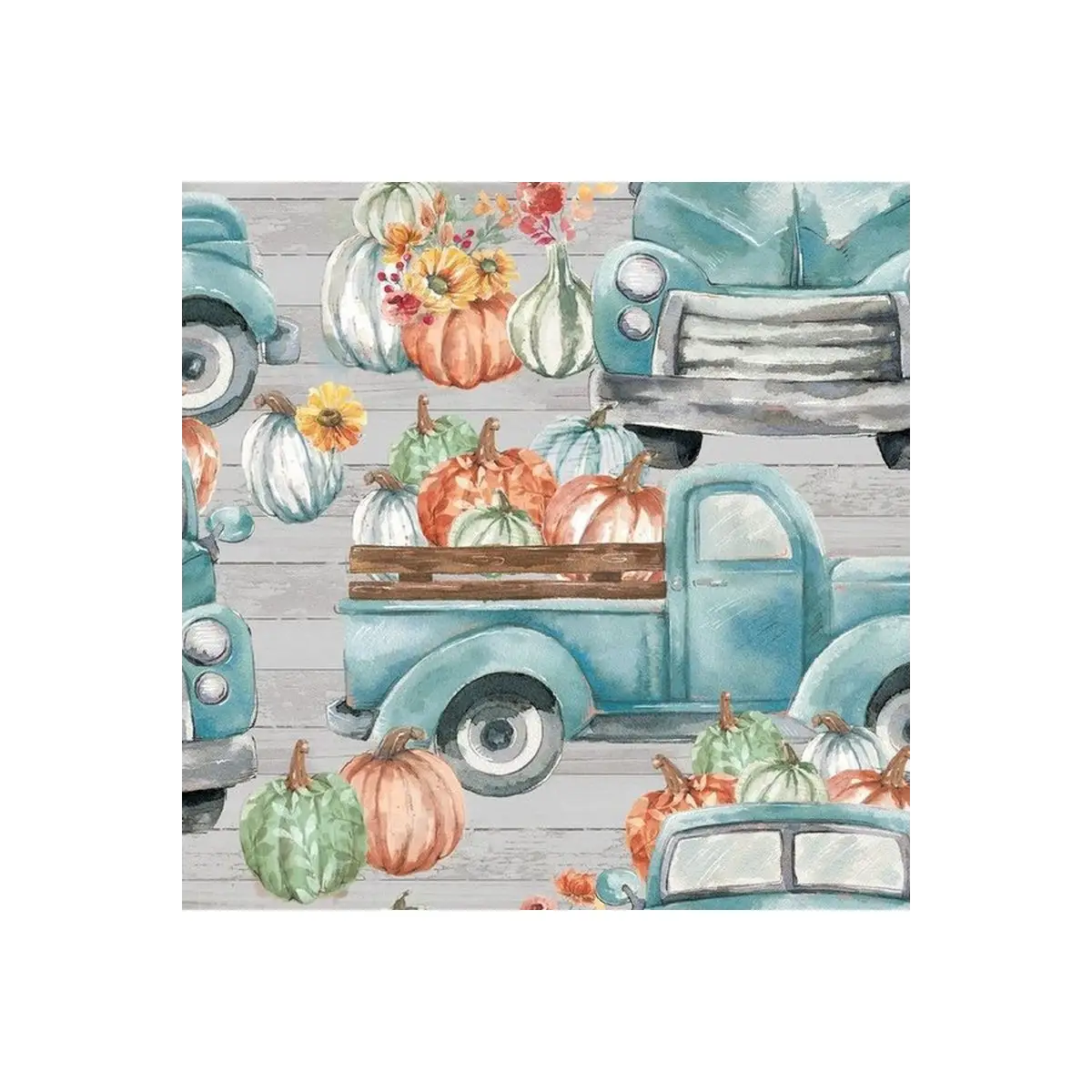 Happy Harvest Pumpkin Truck Grey -19569 Happy Harvest Pumpkin Truck Grey -19569
