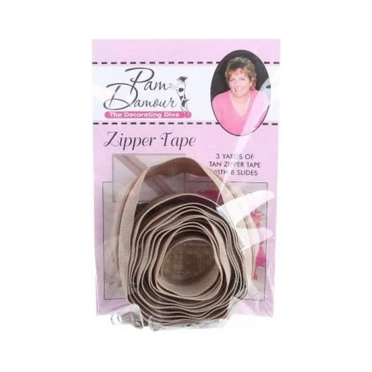 3 yards of Reversible Coil Zipper Tape with 8 Slides 3 yards of Reversible Coil Zipper Tape with 8 Slides
