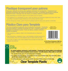 Dritz Clear Template Plastic Dritz Clear Template Plastic