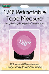 120 inches Retractable Tape Measure, Sassy Notions 120 inches Retractable Tape Measure, Sassy Notions