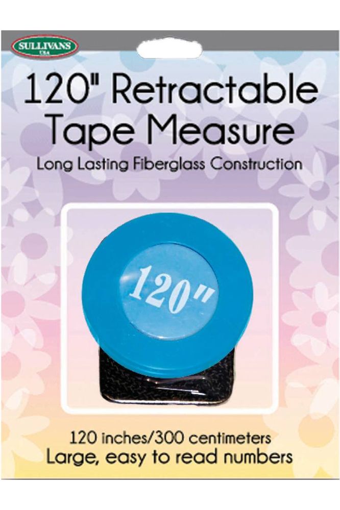 120 inches Retractable Tape Measure, Sassy Notions 120 inches Retractable Tape Measure, Sassy Notions