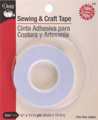 Dritz Craft & Sewing Tape 1/4in x 11 1/3yds Dritz Craft & Sewing Tape 1/4in x 11 1/3yds