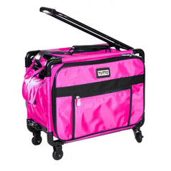 TuttoSewing Machine Case On Wheels Small 17in Pink TuttoSewing Machine Case On Wheels Small 17in Pink