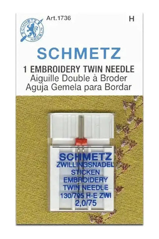 Schmetz Embroidery Twin Needle Schmetz Embroidery Twin Needle
