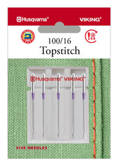 HUSQVARNA® VIKING® Topstitch Needles Size 100/16 5-Pack HUSQVARNA® VIKING® Topstitch Needles Size 100/16 5-Pack