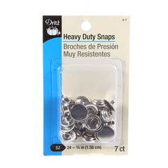 Dritz Heavy Duty Snaps 7ct Nickel Dritz Heavy Duty Snaps 7ct Nickel