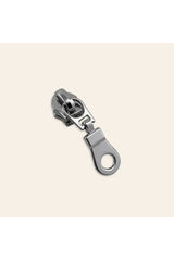 Donut Zipper Pull, Silver Finish - 1pk Donut Zipper Pull, Silver Finish - 1pk
