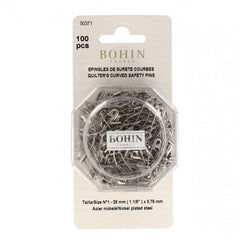 Bohin 50371
Safety Pin Curved Size 1 100ct Bohin 50371
Safety Pin Curved Size 1 100ct