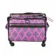 Tutto Sewing Machine Case On Wheels Large 21in Pink Diamond Tutto Sewing Machine Case On Wheels Large 21in Pink Diamond