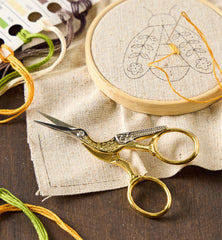 UNIQUE 11.4cm (41⁄2″) Stork Needlework Scissors UNIQUE 11.4cm (41⁄2″) Stork Needlework Scissors
