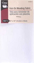 Dritz Iron on Mending Fabric 6in x 13in White Dritz Iron on Mending Fabric 6in x 13in White