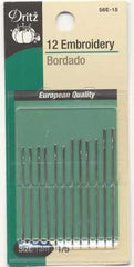 Dritz Embroidery Needles Sizes 1/5 12 ct Dritz Embroidery Needles Sizes 1/5 12 ct