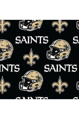 NFL Black New Orleans Saints Cotton 60in NFL Black New Orleans Saints Cotton 60in
