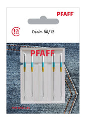 PFAFF® Denim Needles Size 80/12 5-Pack PFAFF® Denim Needles Size 80/12 5-Pack
