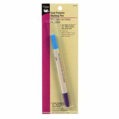 Dritz Blue & Purple Dual Purpose Marking Pen Dritz Blue & Purple Dual Purpose Marking Pen