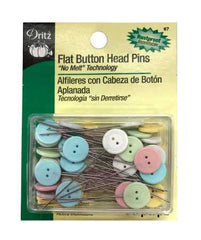 Dritz Button Flat Head Pin Size 24 - 1 1/2in 50ct Dritz Button Flat Head Pin Size 24 - 1 1/2in 50ct