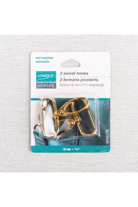 UNIQUE SEWING Swivel Clasps - 32mm 1 1/4" - 2 pcs. UNIQUE SEWING Swivel Clasps - 32mm 1 1/4" - 2 pcs.