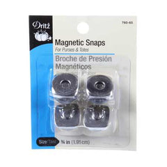 Dritz Magnetic Snap Square Nickel 3/4in Dritz Magnetic Snap Square Nickel 3/4in