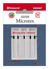 HUSQVARNA® VIKING® Microtex Needles Size 60/08 5-Pack HUSQVARNA® VIKING® Microtex Needles Size 60/08 5-Pack