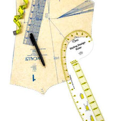 Dritz Styling Design Ruler Clear 20in Dritz Styling Design Ruler Clear 20in