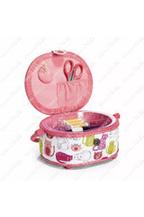 Prym Kitty Pink Cats Sewing Basket Prym Kitty Pink Cats Sewing Basket
