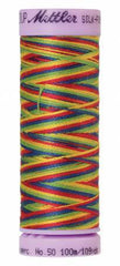 Mettler Silk-Finish 50wt Variegated Cotton Thread 109yd/100M Prime Kids Mettler Silk-Finish 50wt Variegated Cotton Thread 109yd/100M Prime Kids
