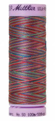 Mettler Silk-Finish 50wt Variegated Cotton Thread 109yd/100M Techno Brights Mettler Silk-Finish 50wt Variegated Cotton Thread 109yd/100M Techno Brights