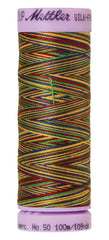 Mettler Silk-Finish 50wt Variegated Cotton Thread 109yd/100M Royalty Mettler Silk-Finish 50wt Variegated Cotton Thread 109yd/100M Royalty