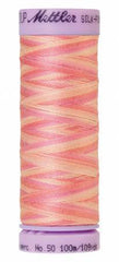 Mettler Silk-Finish 50wt Variegated Cotton Thread 109yd/100M Dusty Rose Mettler Silk-Finish 50wt Variegated Cotton Thread 109yd/100M Dusty Rose